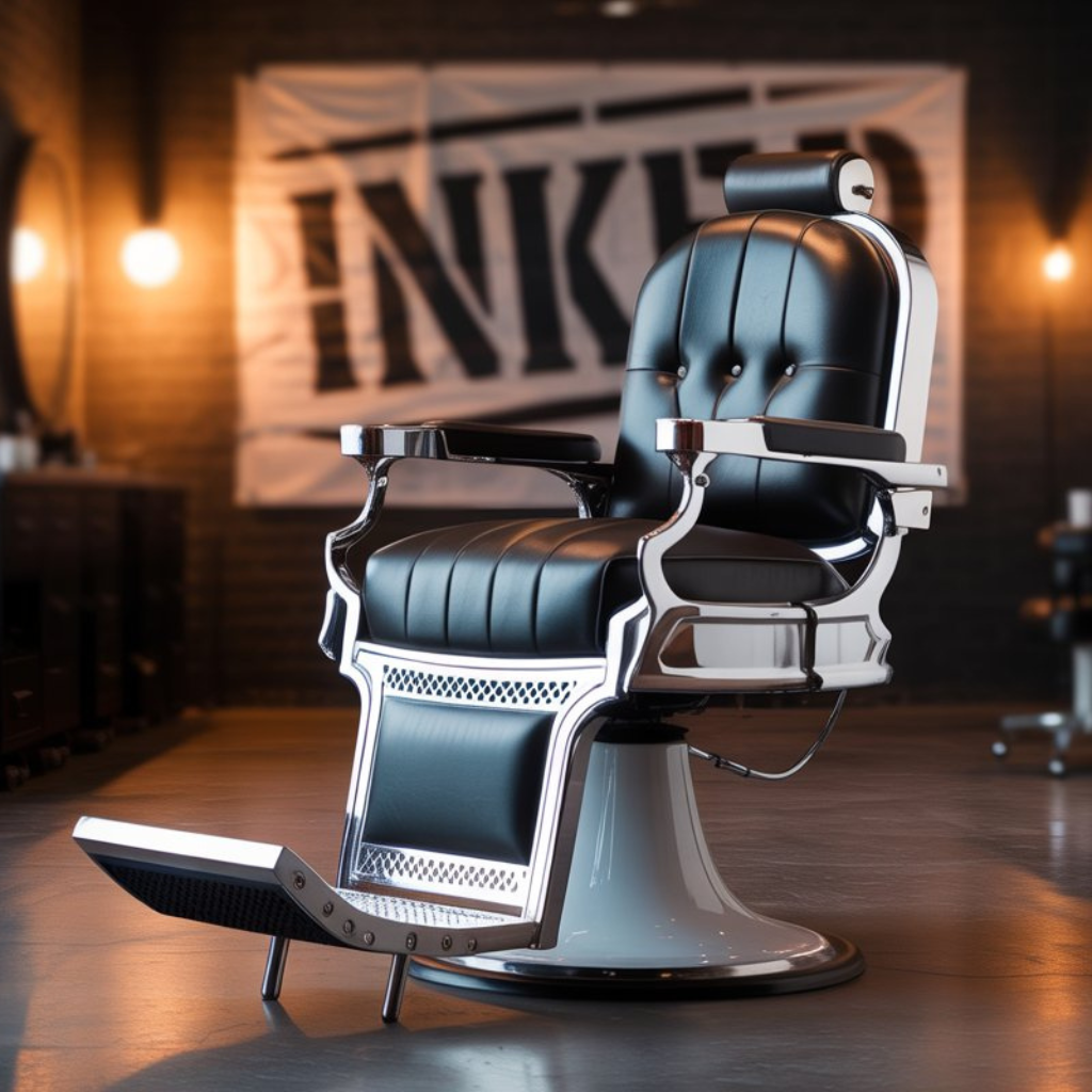Modern tattoo studio in Pune with luxury tattoo chair